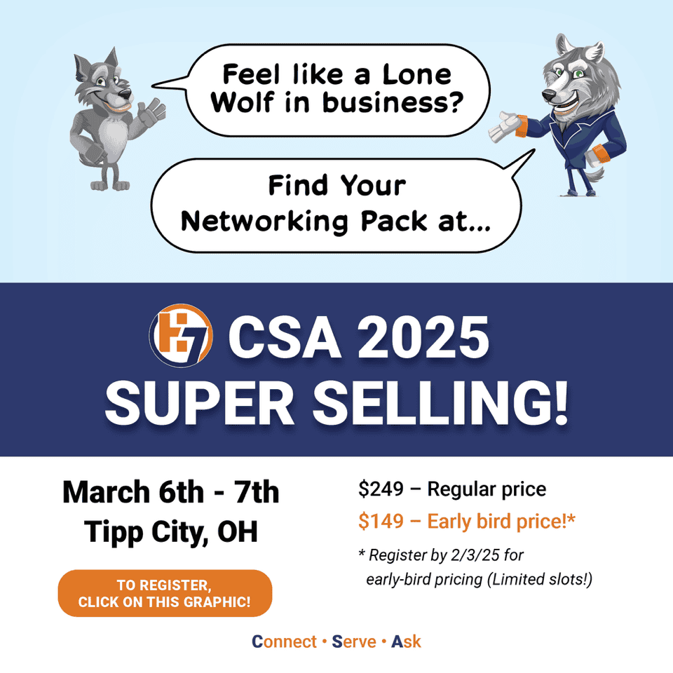 Transform Your Sales Approach at the Connect, Serve, and Ask™ 2025: Superpower Selling