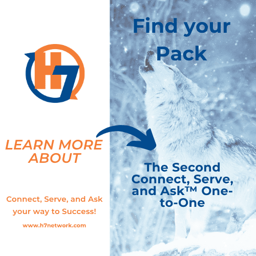 Elevate Your Networking: The Second Connect, Serve, and Ask™ One-to-One 1 Elevate by Building strong, Trusted, Champion Relationships goes beyond the first meeting. The Second Connect, Serve, and Ask™ One-to-One meeting, often coined as “your pitch to the other person,” is a transformative process designed to take your professional relationships to the next level.