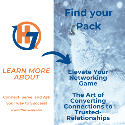 Welcome to the fourth installment in our series: The Art of Converting Connections to Trusted-Relationships, on the Top 3 Best Practices in networking and word-of-mouth marketing by Clay Hicks, CEO and Founder of H7 Network. In the third installment of our “Why Am I Not Getting Referrals?” series we dove into the third challenge—building relationships unproductively—which stands as a cornerstone for success in networking and business building. This final part of the series emphasizes the importance of cultivating meaningful, Trusted-Relationships as well as Trusted-Champion Relationships, and how strategic approaches can transform your networking efforts into fruitful outcomes in H7 and other networking groups.